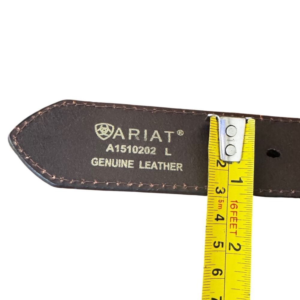 Ariat Isabella Leather Rhinestone Floral Western Belt A1510202 Size L EUC
Woman - Picture 7 of 13